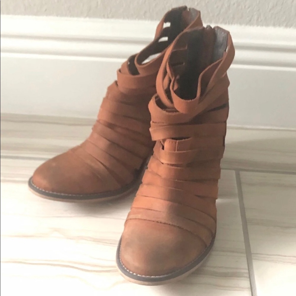 FREE PEOPLE Strappy Hybrid Bootie